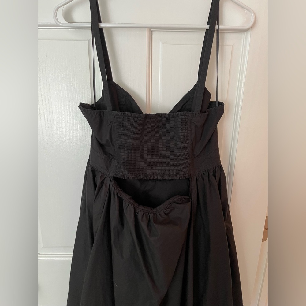 Banana Republic Black Cotton Isa Women's Dress Size 10 - Picture 7 of 11